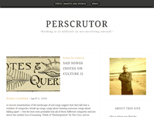 Tablet Screenshot of perscrutor.com